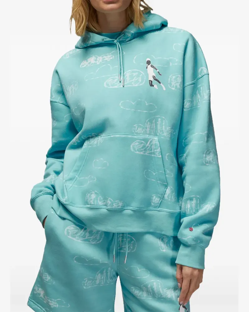 Jordan x Parker Duncan hoodie - Blau Blau