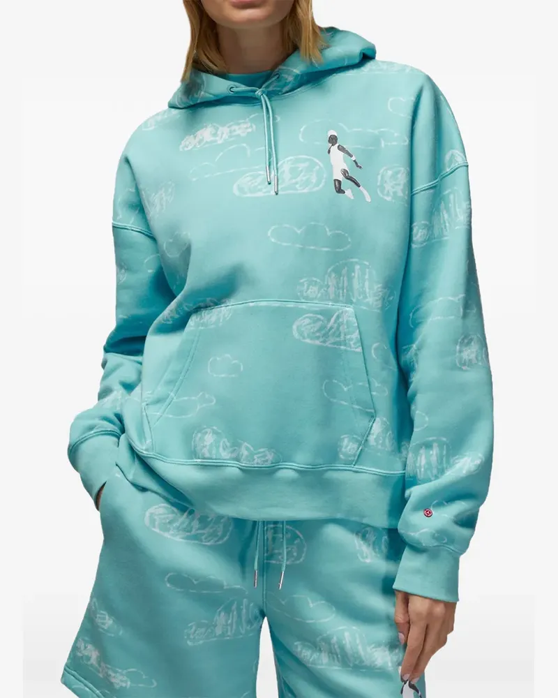 Jordan x Parker Duncan hoodie - Blau Blau