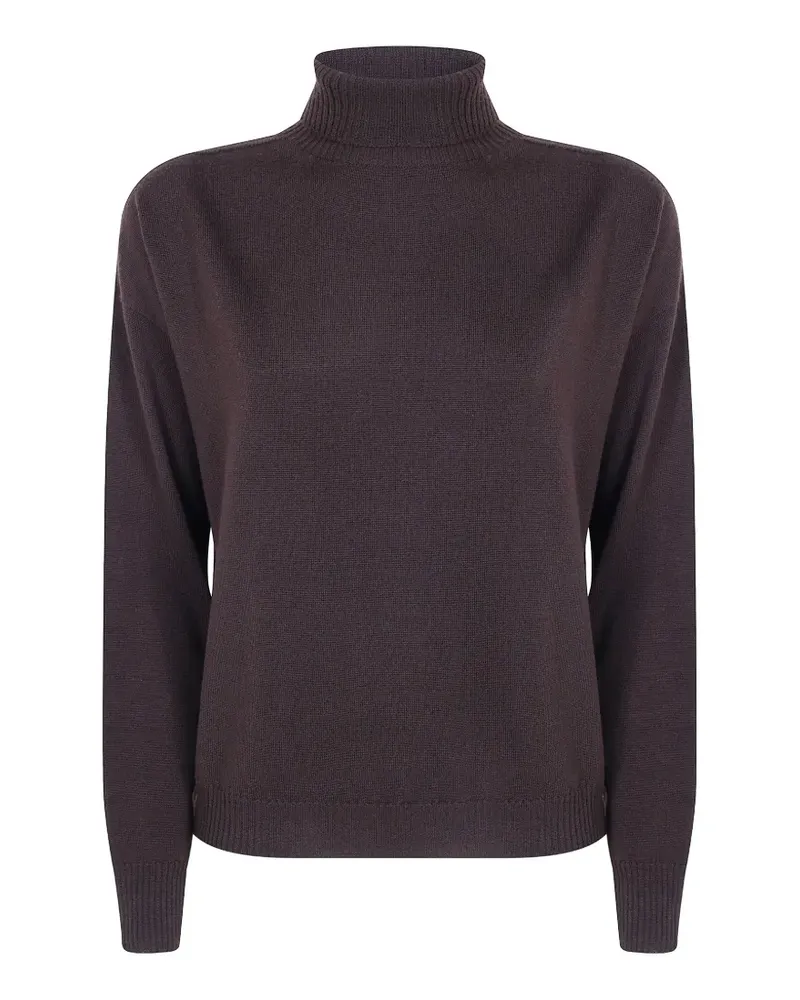 Drumohr  roll-neck wool sweater - Braun Braun
