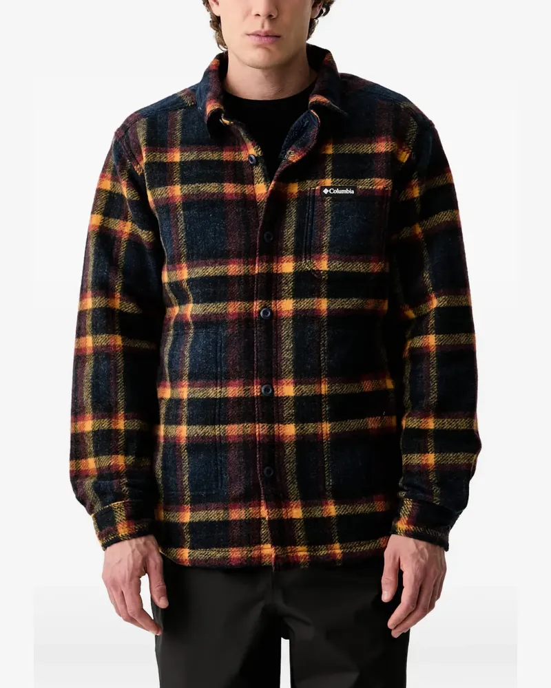 Columbia Sportswear Company Hunter Arch Fleecejacke mit Check - Blau Blau