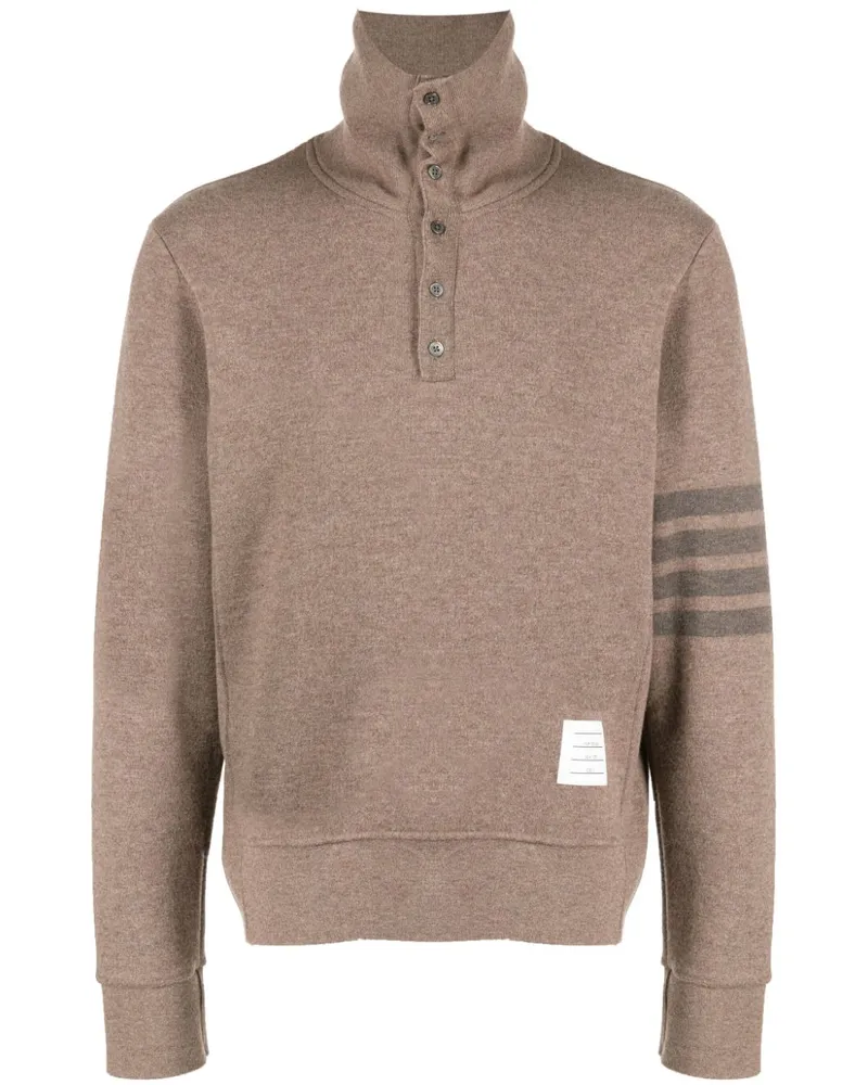 Thom Browne Pullover mit Streifen - Braun Braun