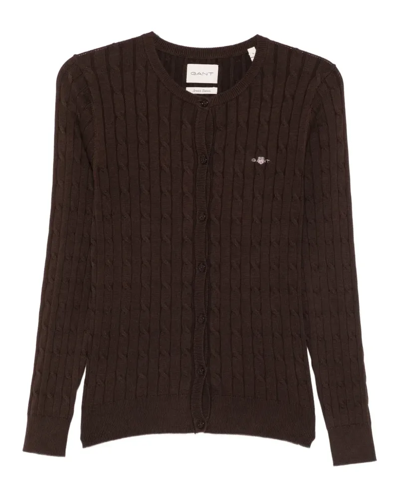 Gant cable-knit cardigan - Braun Braun