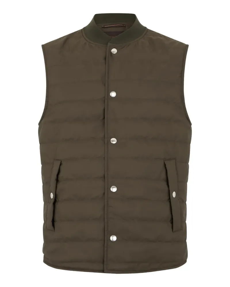 Slowear quilted sleeveless coat - Grün Grün