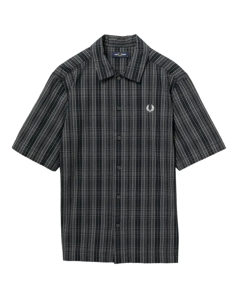 Fred Perry plaid shirt - Blau Blau
