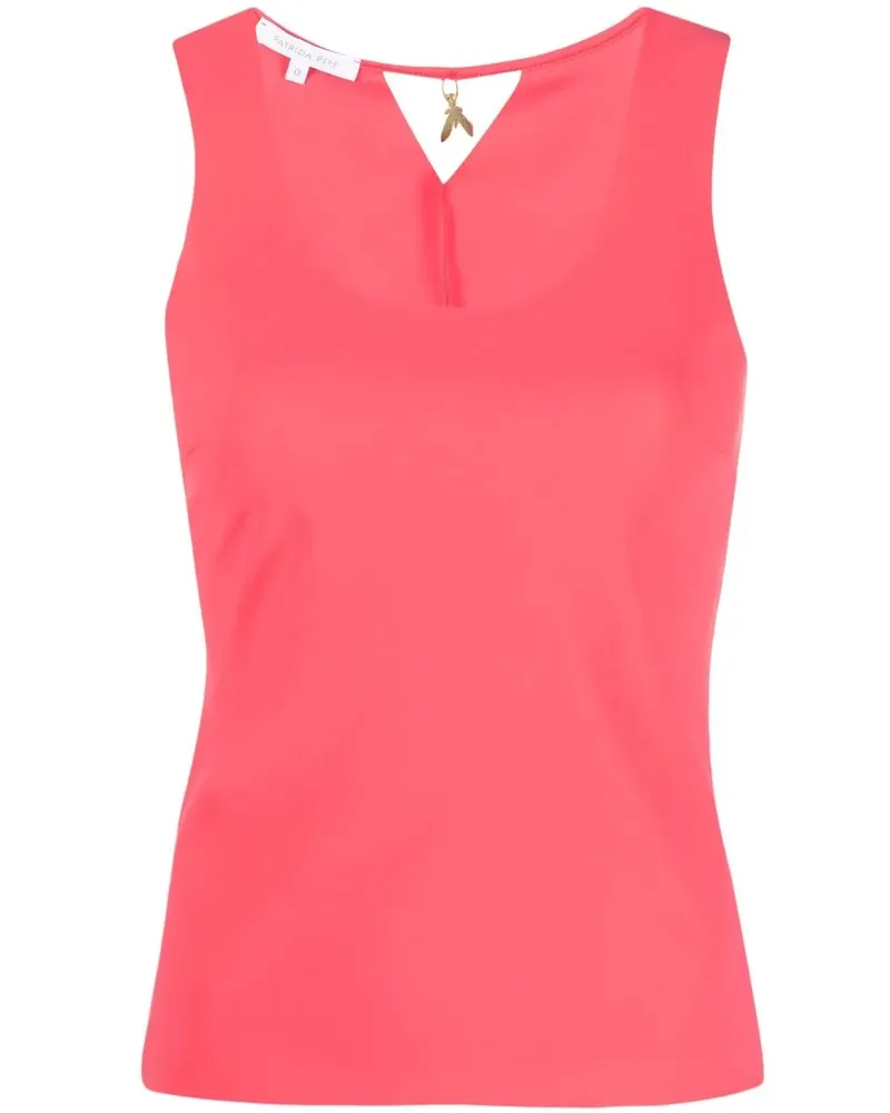 Patrizia Pepe Top mit rundem Ausschnitt - Rosa Rosa