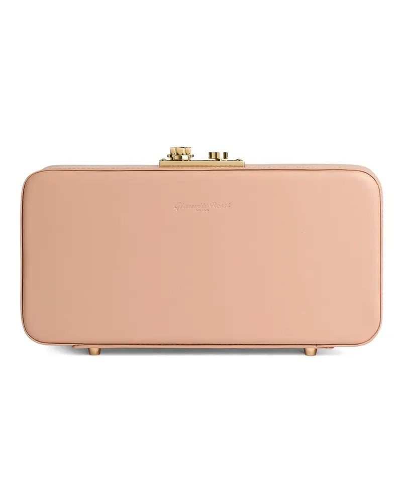 Gianvito Rossi Vali Clutch - Nude Nude