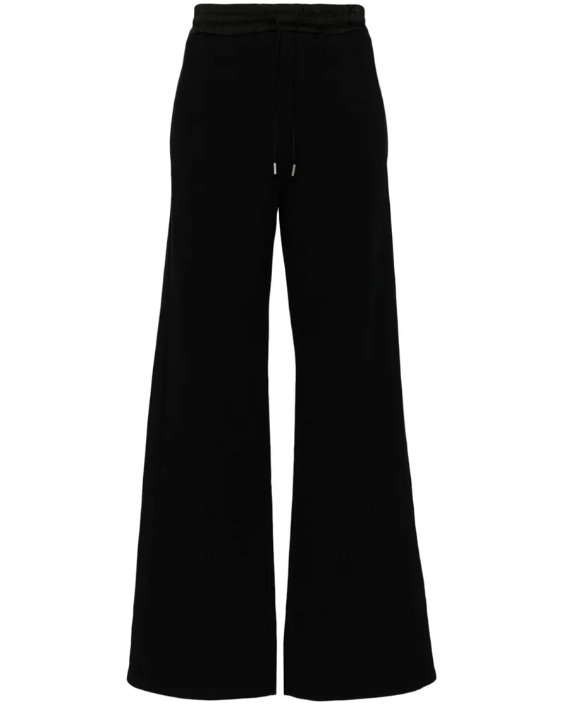 Saint Laurent wide-leg cotton track pants - Schwarz Schwarz