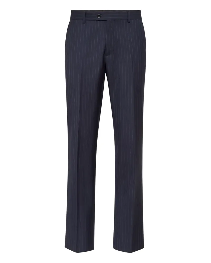 Billionaire Gessato pinstripe trousers - Blau Blau