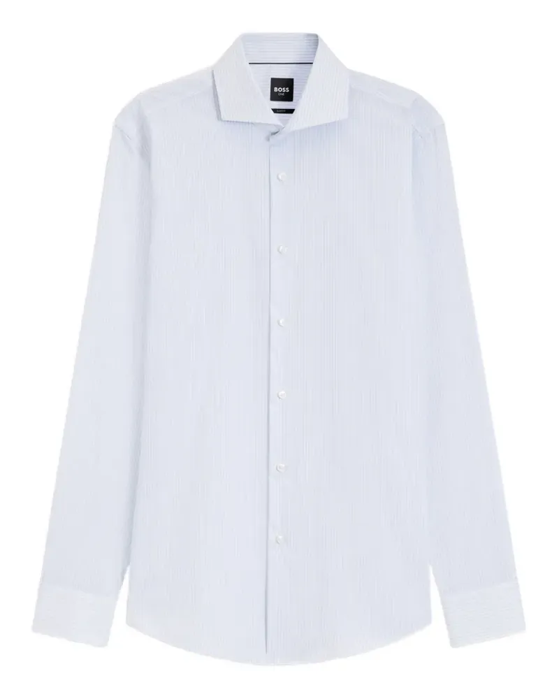 HUGO BOSS Gestreiftes Hemd - Weiß Weiß