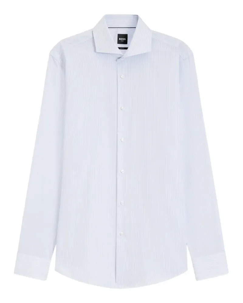 HUGO BOSS Gestreiftes Hemd - Weiß Weiß