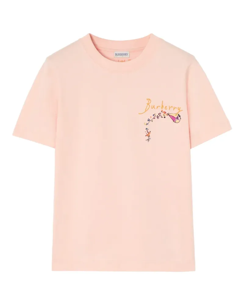 Burberry Brave Little Tree cotton T-shirt - Rosa Rosa