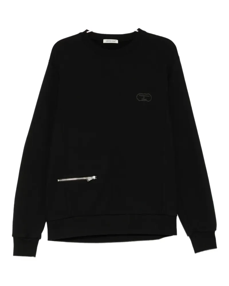 Undercover Besticktes Sweatshirt - Schwarz Schwarz
