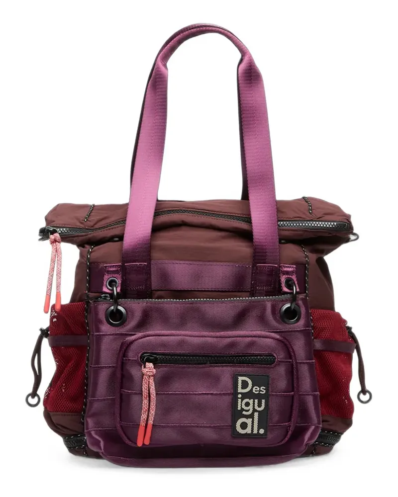 Desigual multi-pocket backpack - Violett Violett