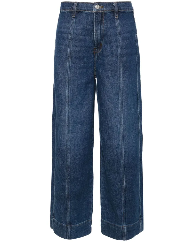 Frame Denim Weite Jeans mit hohem Bund - Blau Blau