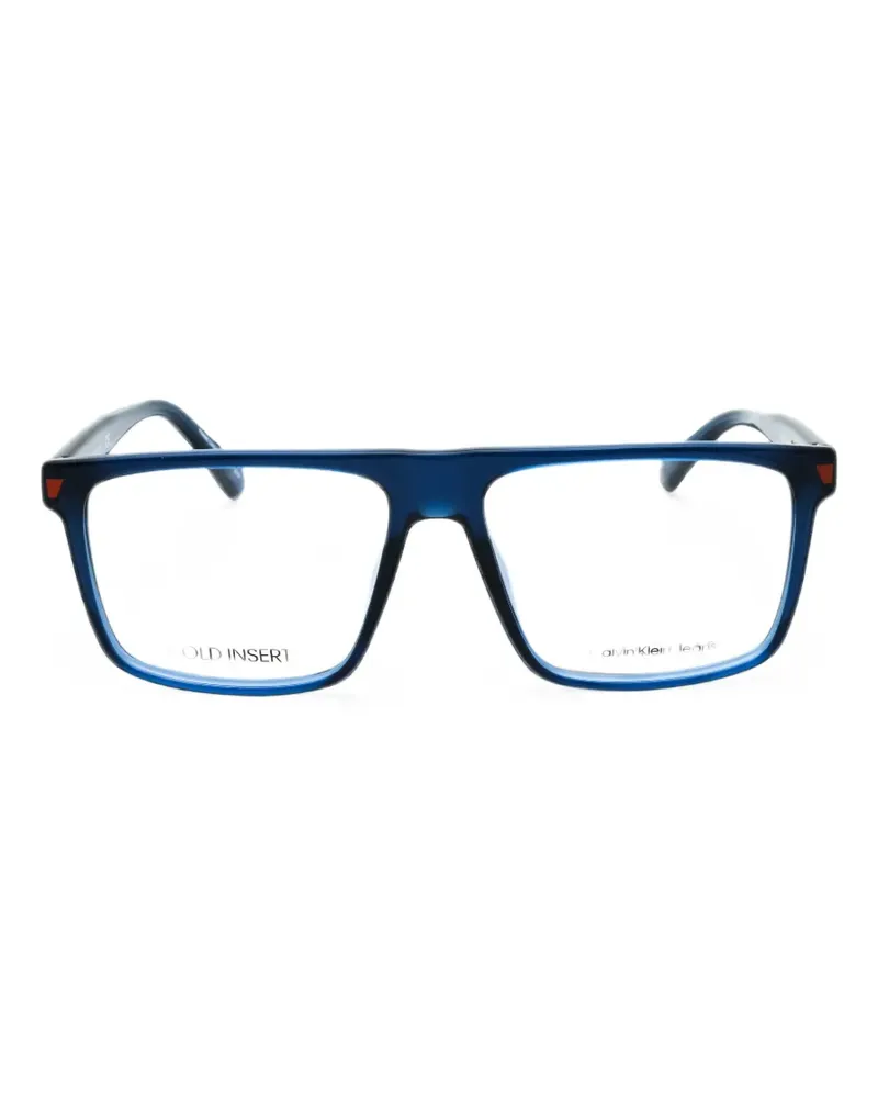 Calvin Klein rectangle-frame glasses - Blau Blau