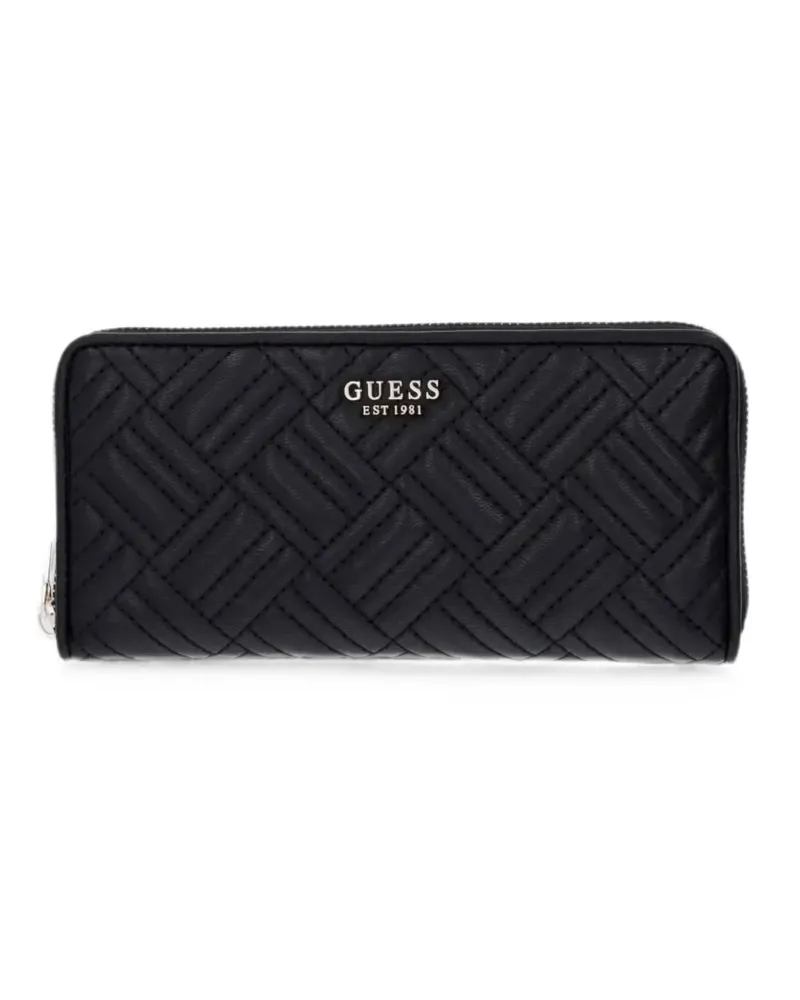 Guess Sally quilted wallet - Schwarz Schwarz