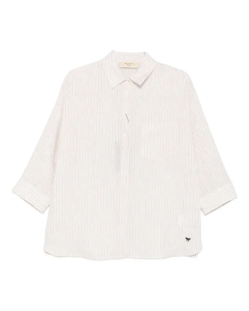 Max Mara Panetto striped shirt - Rosa Rosa
