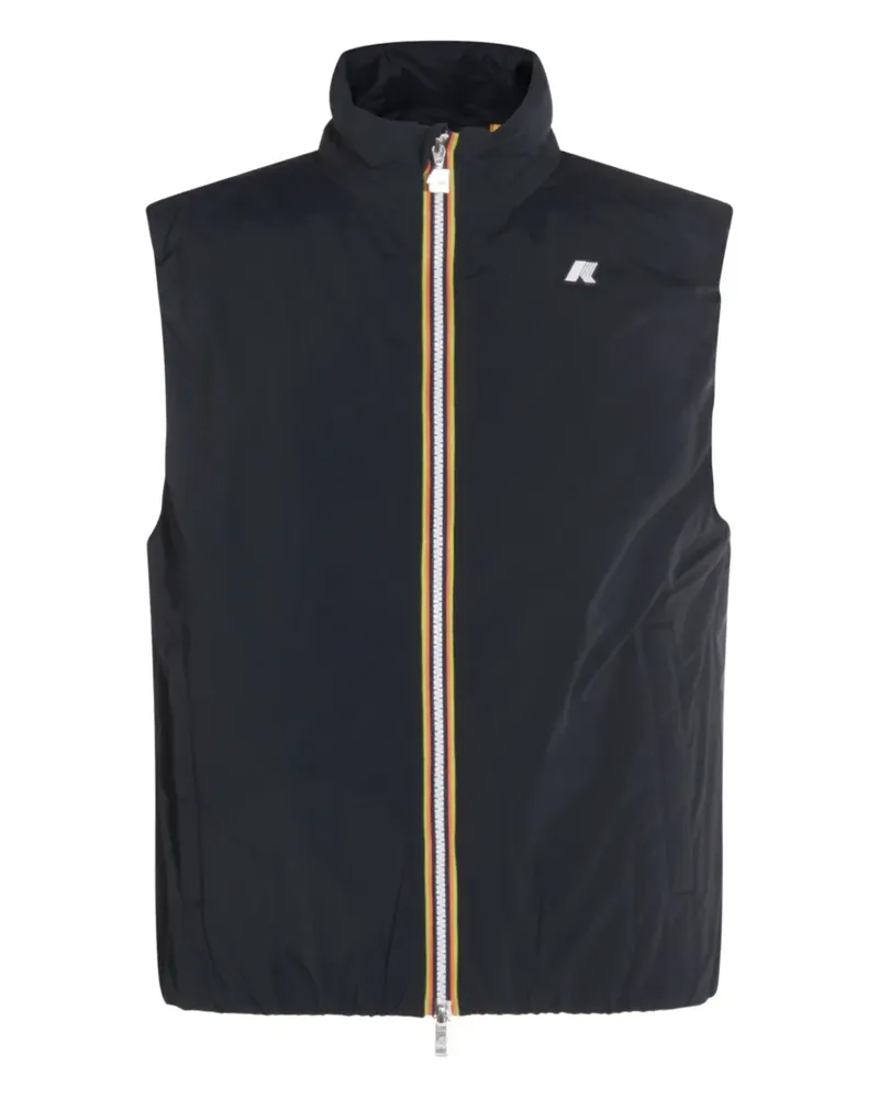 K-Way Valen Stretch Dot Weste mit Reißverschluss - BLUE DEPTH Blue