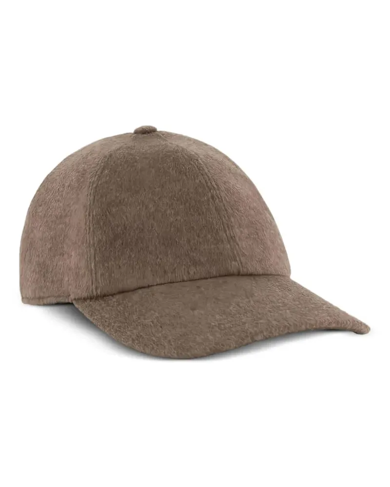 MOORER Baseballkappe aus Filz - Braun Braun