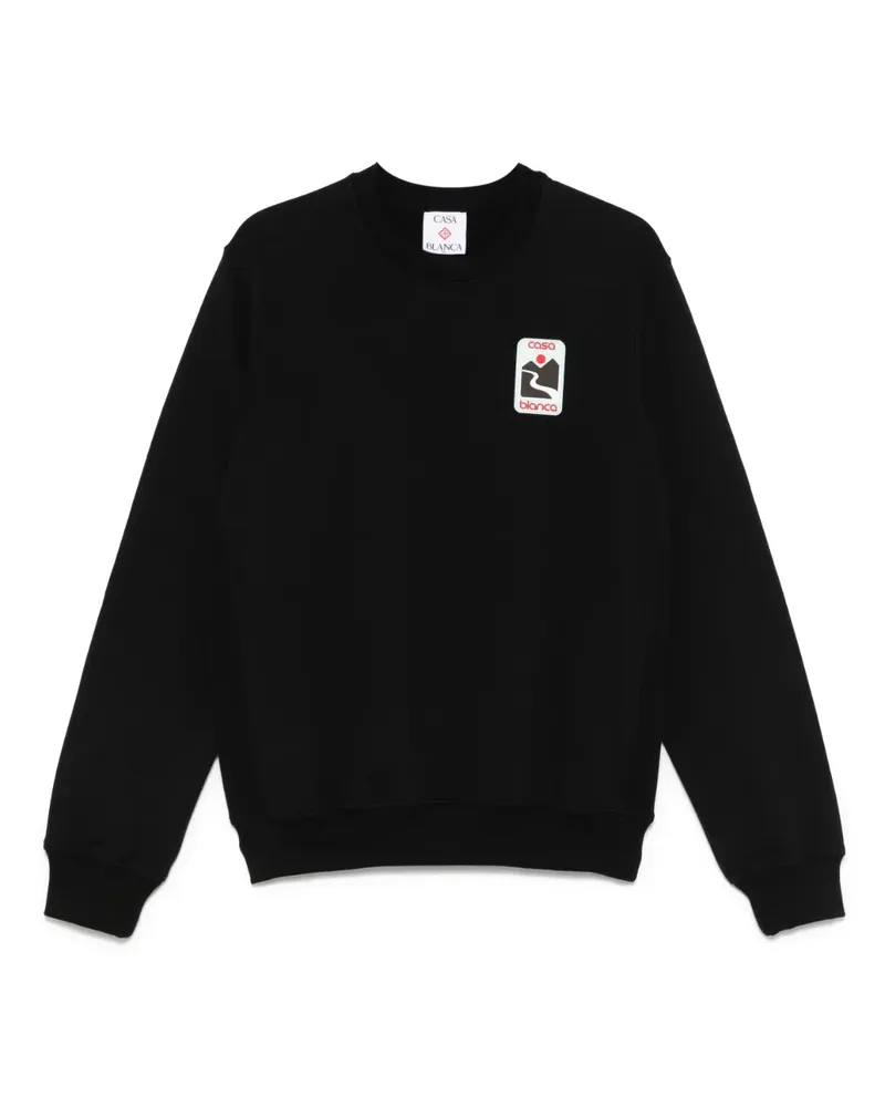 Casablanca Paris Sunsent Valley Sweatshirt - Schwarz Schwarz