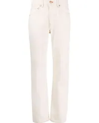 Ulla Johnson Daphne Distressed-Jeans Nude