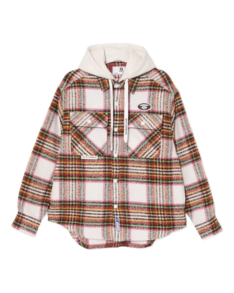 BAPE Jacke mit Logo-Stickerei - Nude Nude