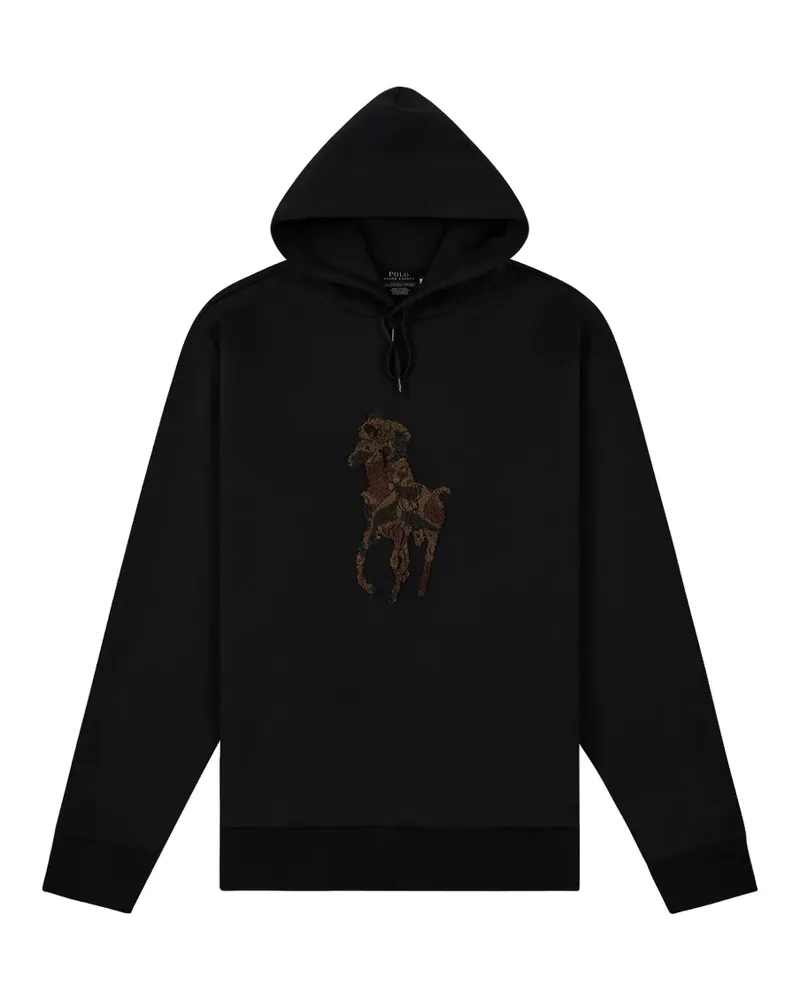 Ralph Lauren big pony camouflage hoodie - Schwarz Schwarz