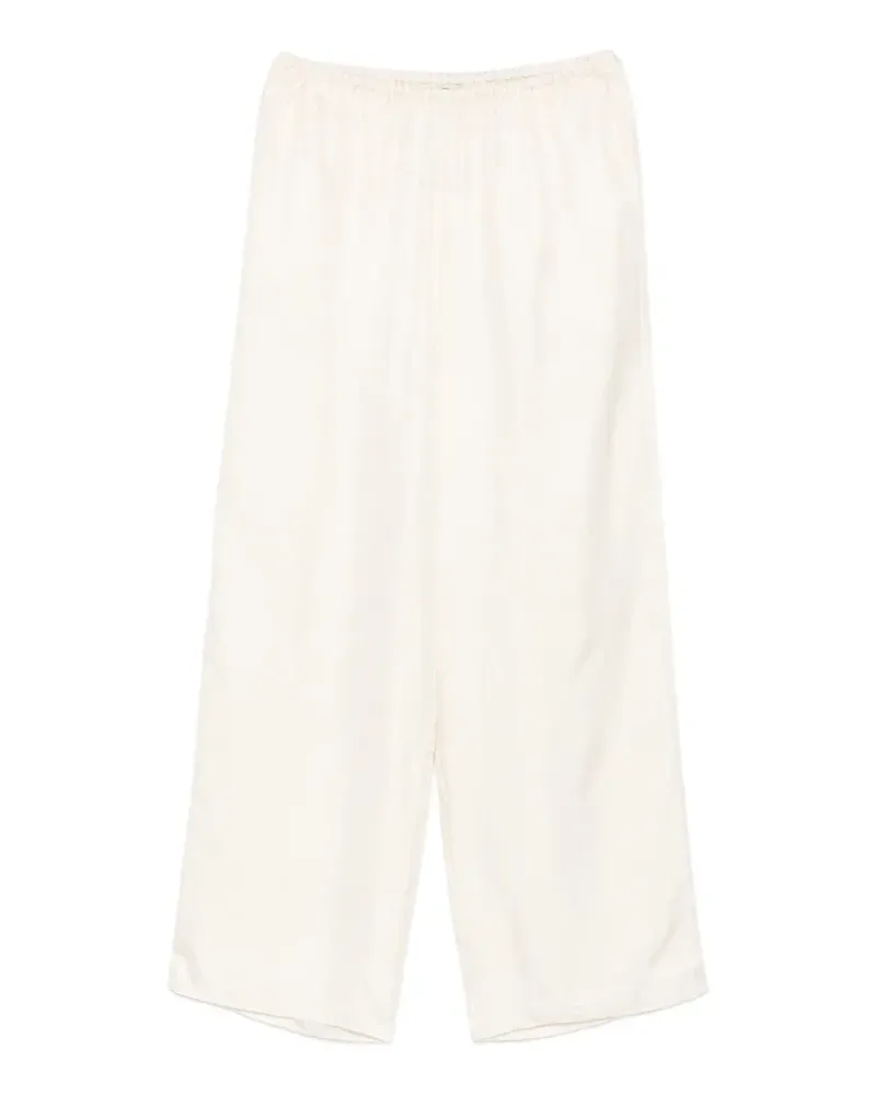 Totême silk palazzo pants - Nude Nude