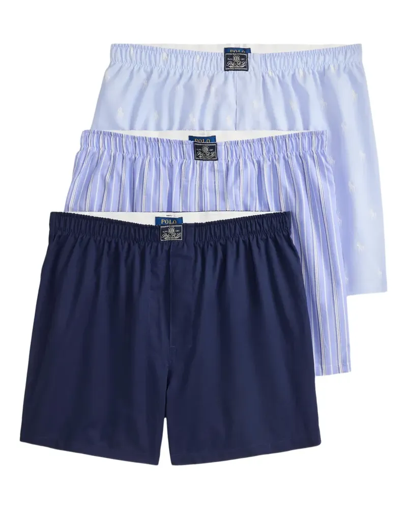 Ralph Lauren Boxershorts aus Baumwolle (3er-Set) - Blau Blau