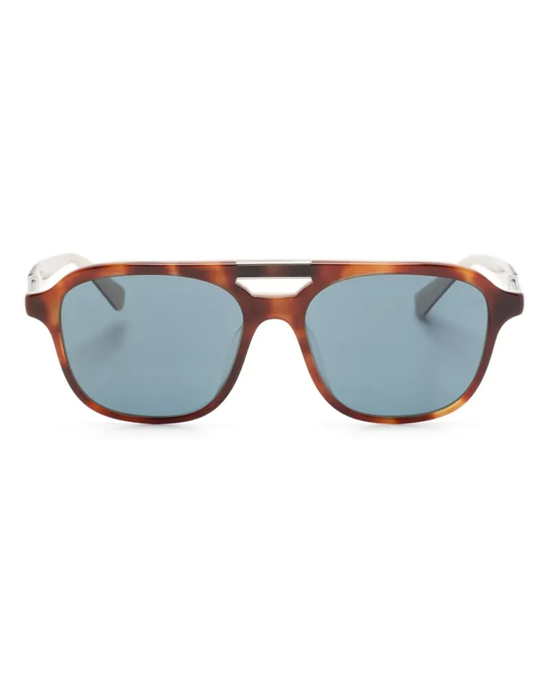 Brunello Cucinelli Sonnenbrille in Schildpattoptik - Braun Braun