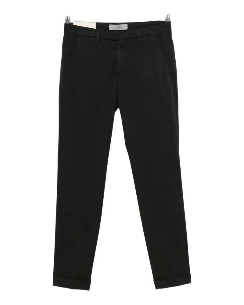 Briglia 1949 turn-up hem trousers - Schwarz Schwarz