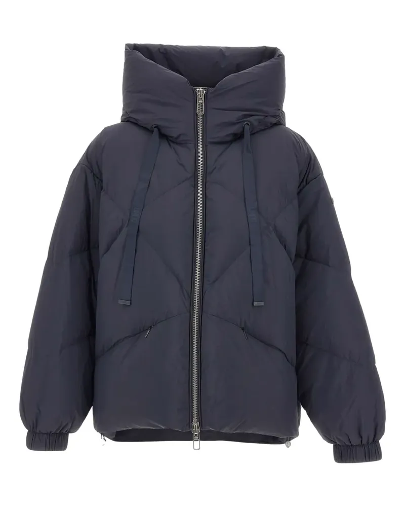DUNO Gesteppte Peggie Kapuzenjacke - Blau Blau