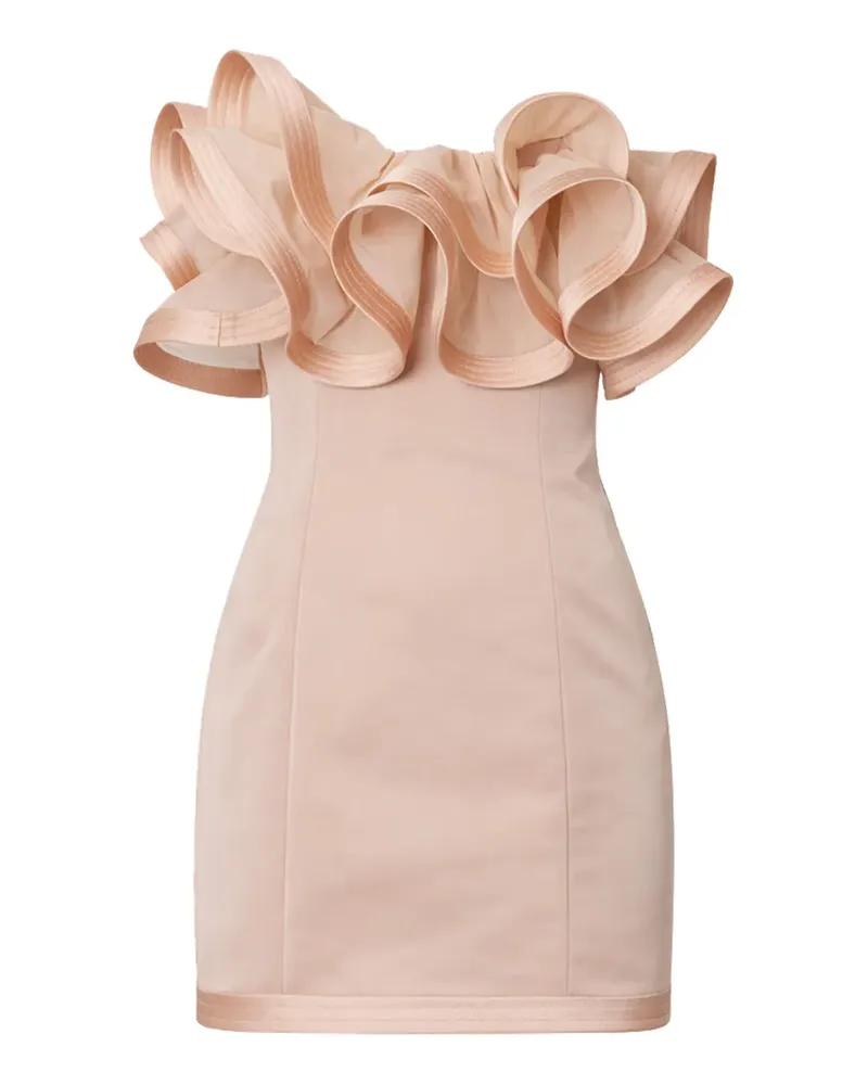 Elisabetta Franchi ruffled mini dress - Rosa Rosa