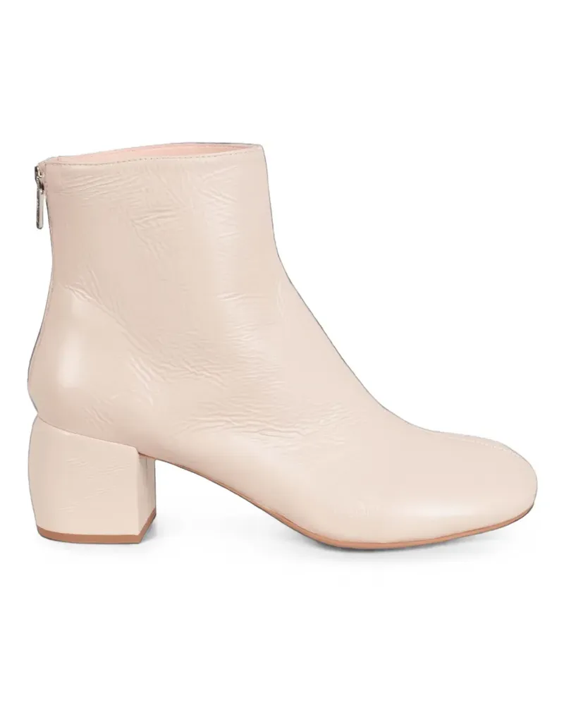 Attilio Giusti Leombruni Tina leather ankle boots - Nude Nude