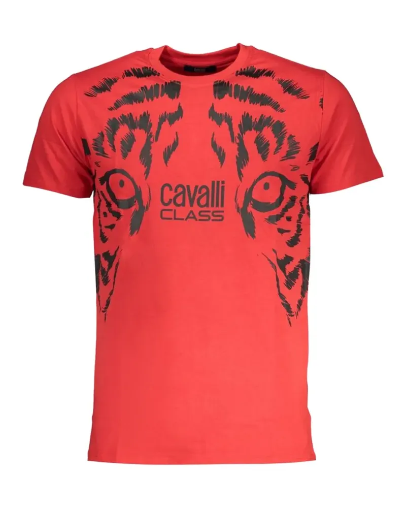 Roberto Cavalli tiger-print T-shirt - Rot Rot