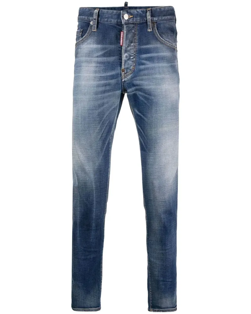 Dsquared2 Jeans mit schmalem Schnitt - Blau Blau