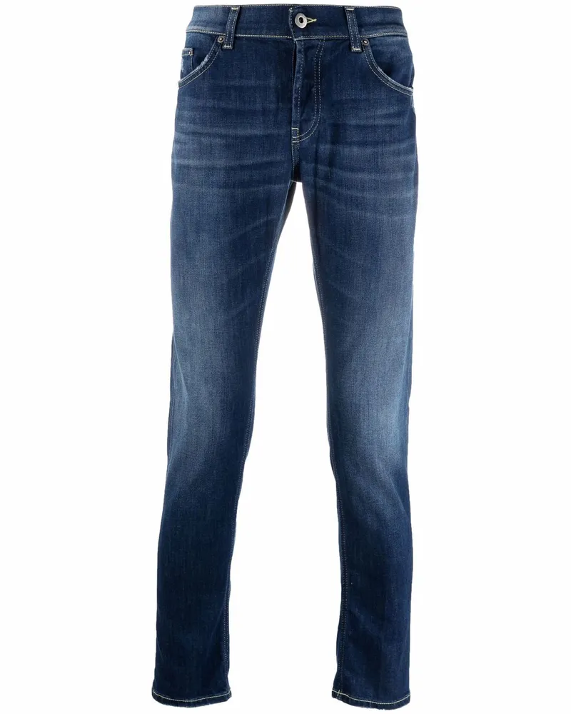 Dondup Klassische Slim-Fit-Jeans - Blau Blau