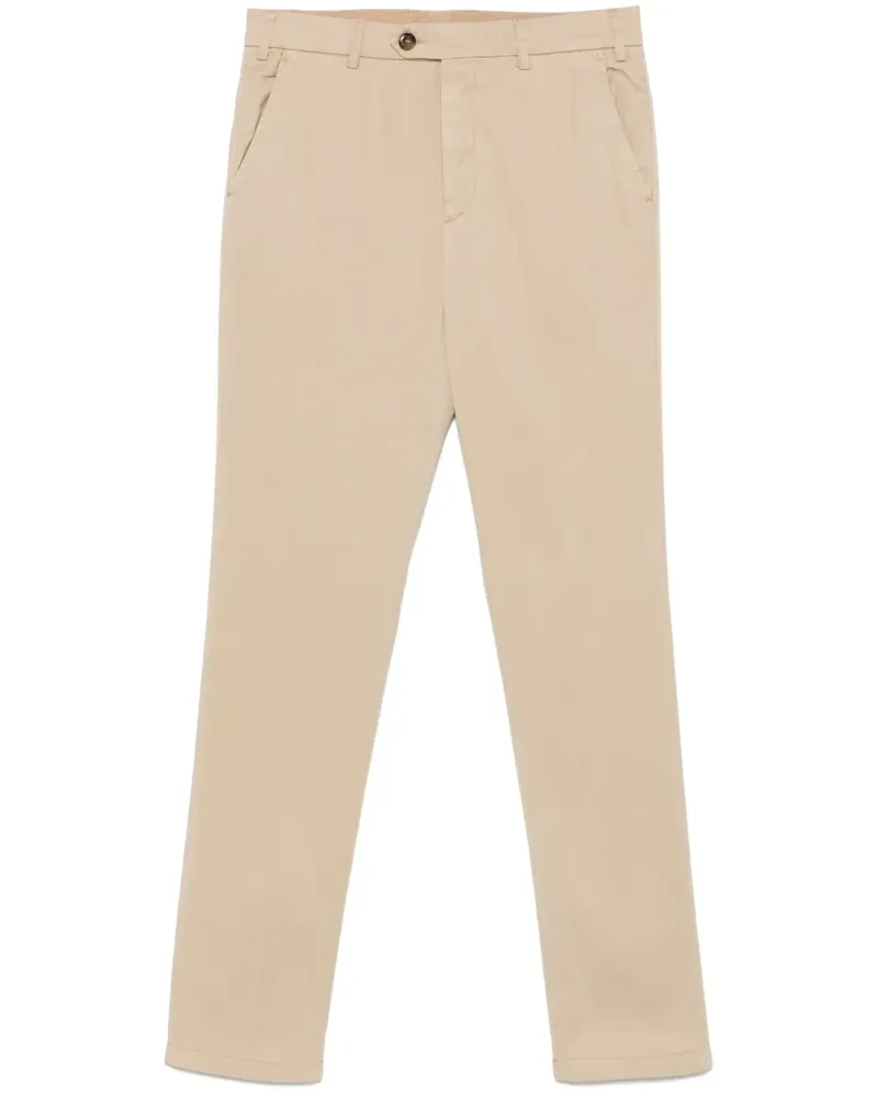 Canali Tapered-Chino - Nude Nude