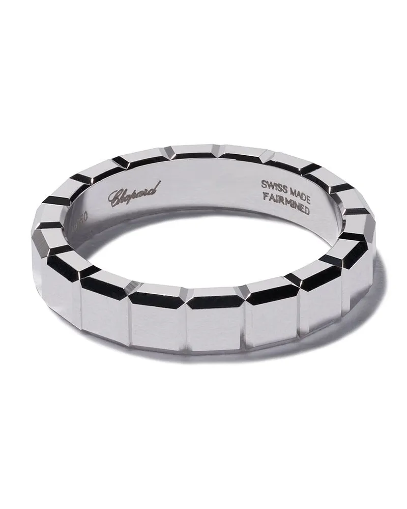 Chopard 18kt 'Ice Cube Pure' Weißgoldring - Silber Silber