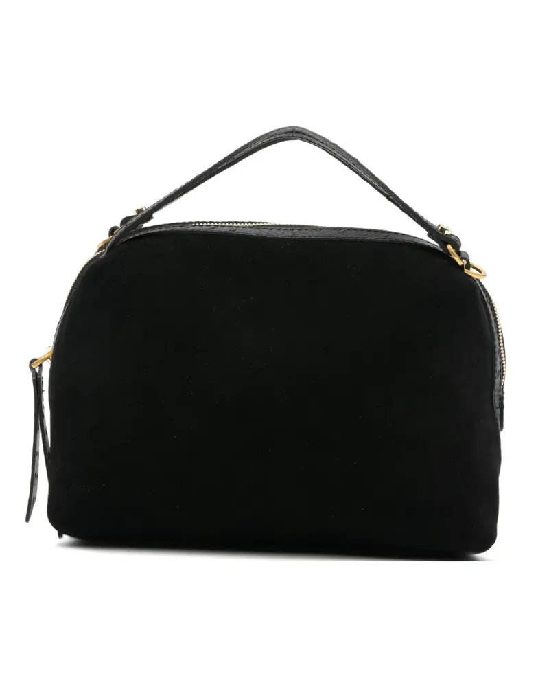 Gianni Chiarini Alifa Tote Bag mit Straußeneffekt - Schwarz Schwarz