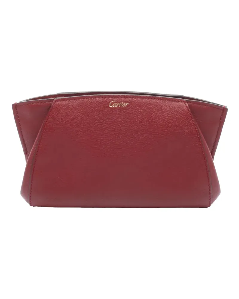 Cartier 2010-2026 Leather C De  clutch bag - Rot Rot