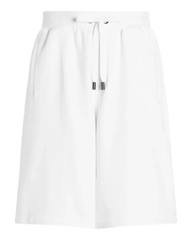 Dolce & Gabbana Bermudas aus Jersey - Weiß Weiß