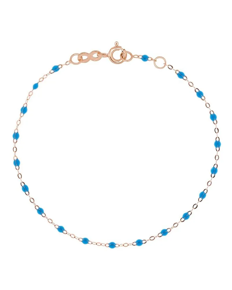 Gigi Clozeau 18kt Rotgoldarmband mit Perlen Blau