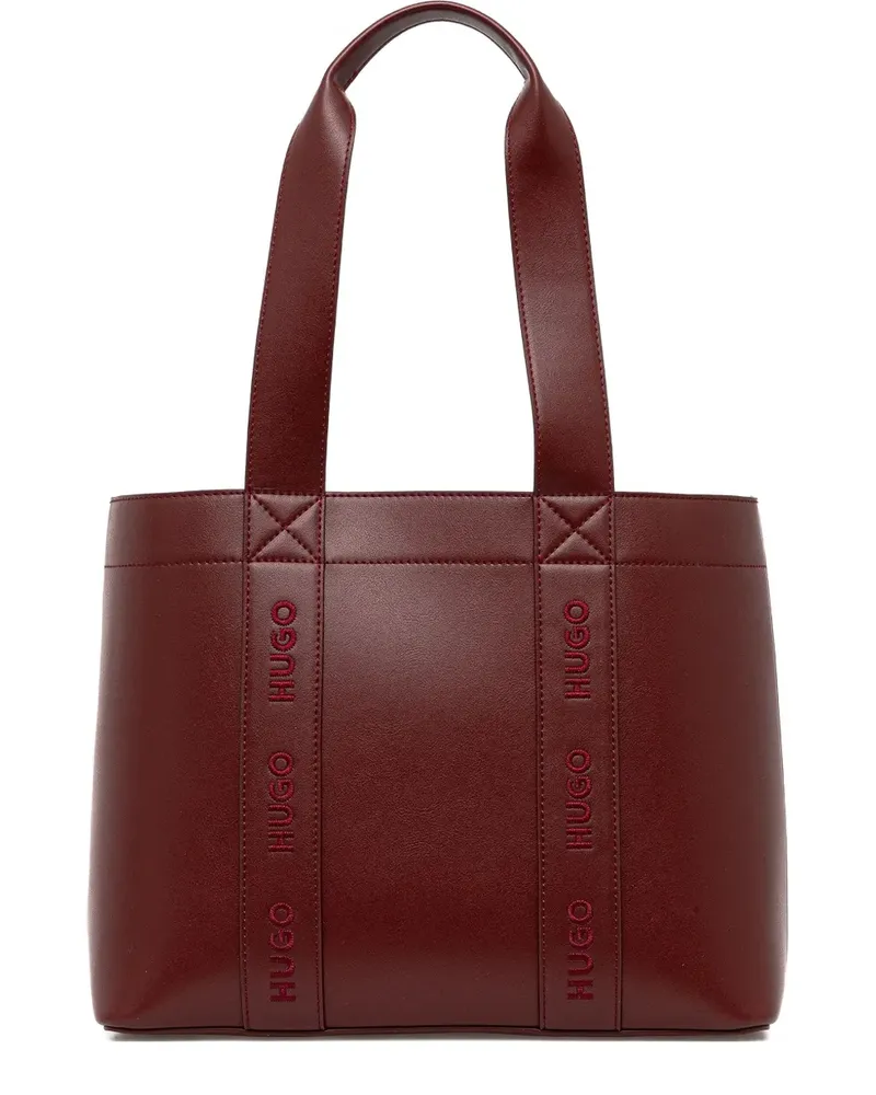 HUGO BOSS logo-embroidered tote bag - Rot Rot