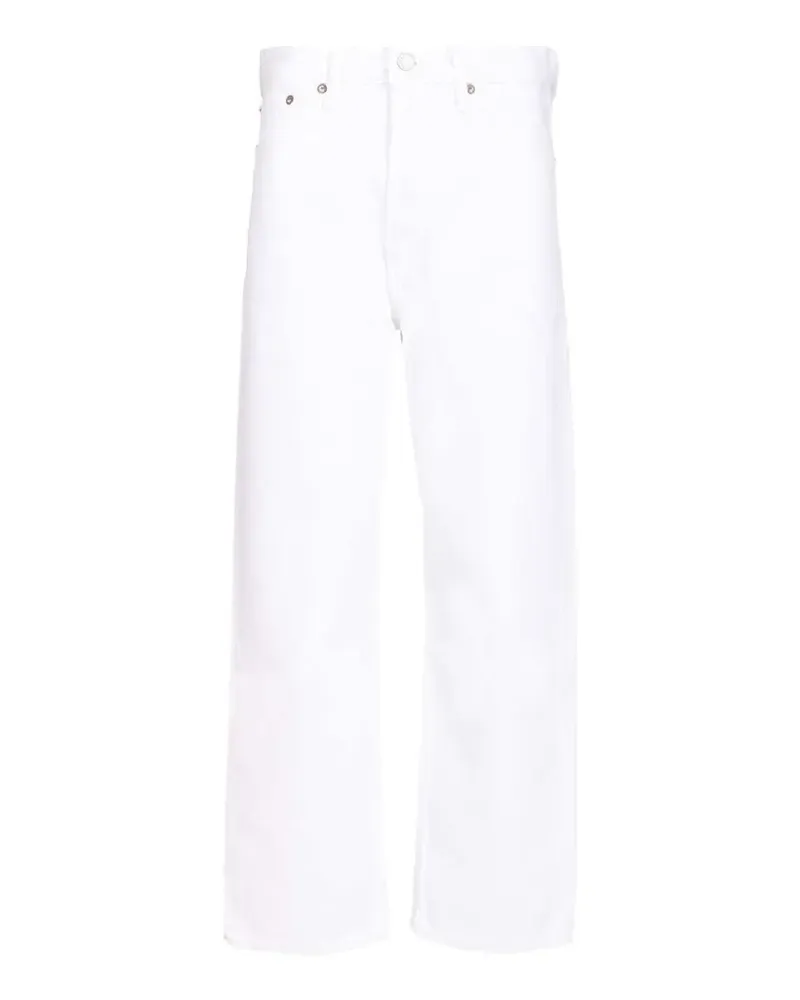 AGOLDE mid-rise straight-leg denim jeans - Weiß Weiß