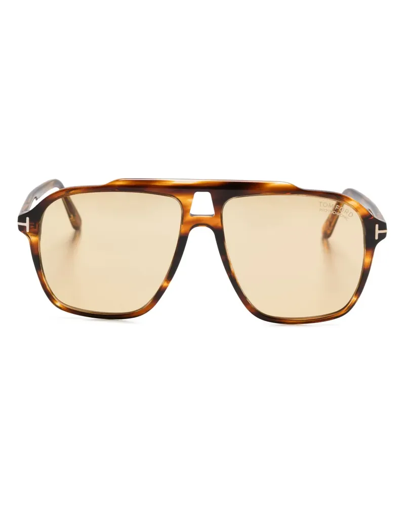 Tom Ford Klassische Pilotenbrille - Braun Braun