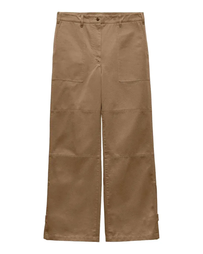 Prada wide-leg chino pants - Nude Nude