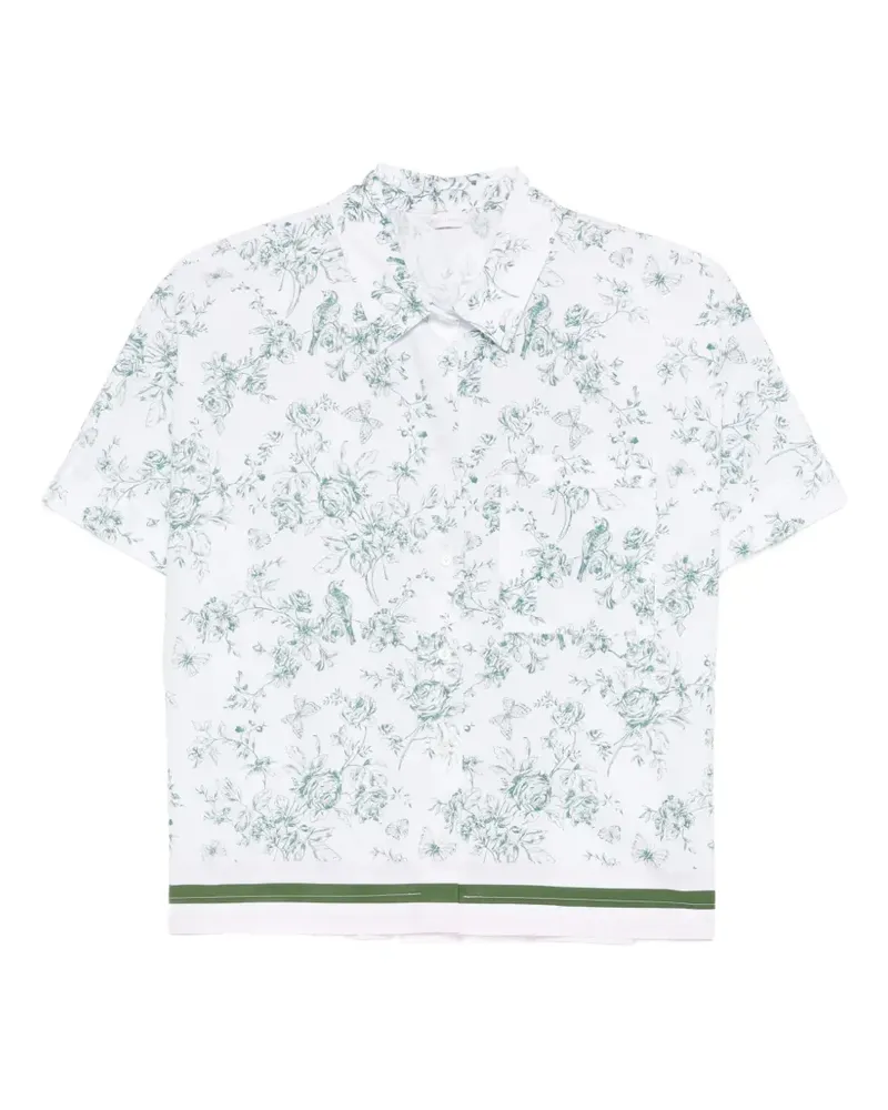 Robert Friedman floral shirt - Weiß Weiß