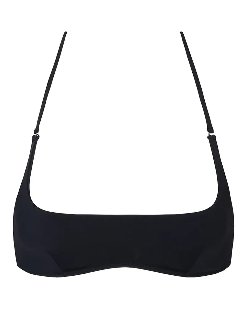 TROPIC of C Hamaca halterneck bikini top - Schwarz Schwarz