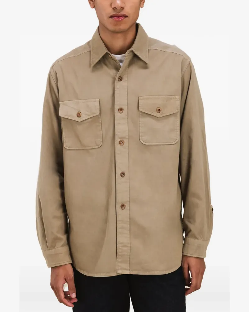 Fortela Cpo Hemd mit geknöpfter Tasche - Nude Nude